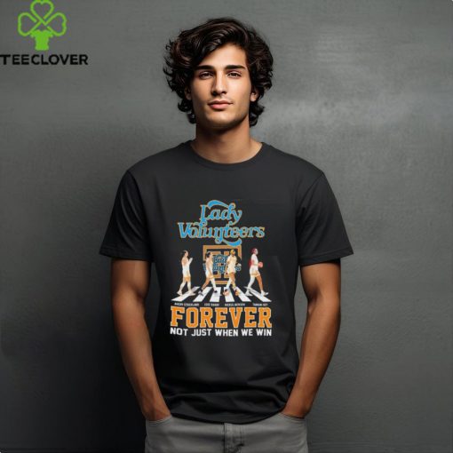 Official tennessee Lady Vols Women’s Basketball Abbey Road Forever Not Just When We Win Shirt