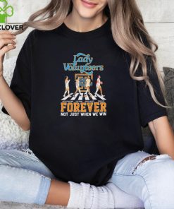 Official tennessee Lady Vols Women’s Basketball Abbey Road Forever Not Just When We Win Shirt