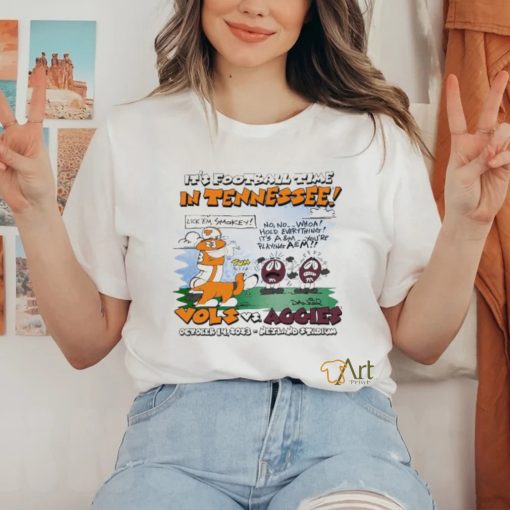 Official tennessee Volunteers Vs Texas A&M Aggies It’s Football Time In Tennessee october 14 2023 Neyland Stadium Shirt
