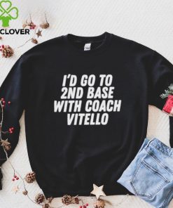 Official tennessee baseball I’d go to 2nd base with coach vitello shirt