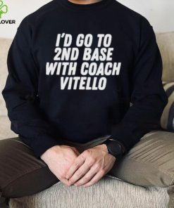 Official tennessee baseball I’d go to 2nd base with coach vitello hoodie, sweater, longsleeve, shirt v-neck, t-shirt