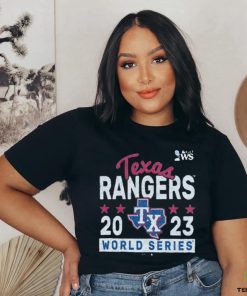 Official texas Rangers 2023 World Series Participant Knuckle Ball Shirt