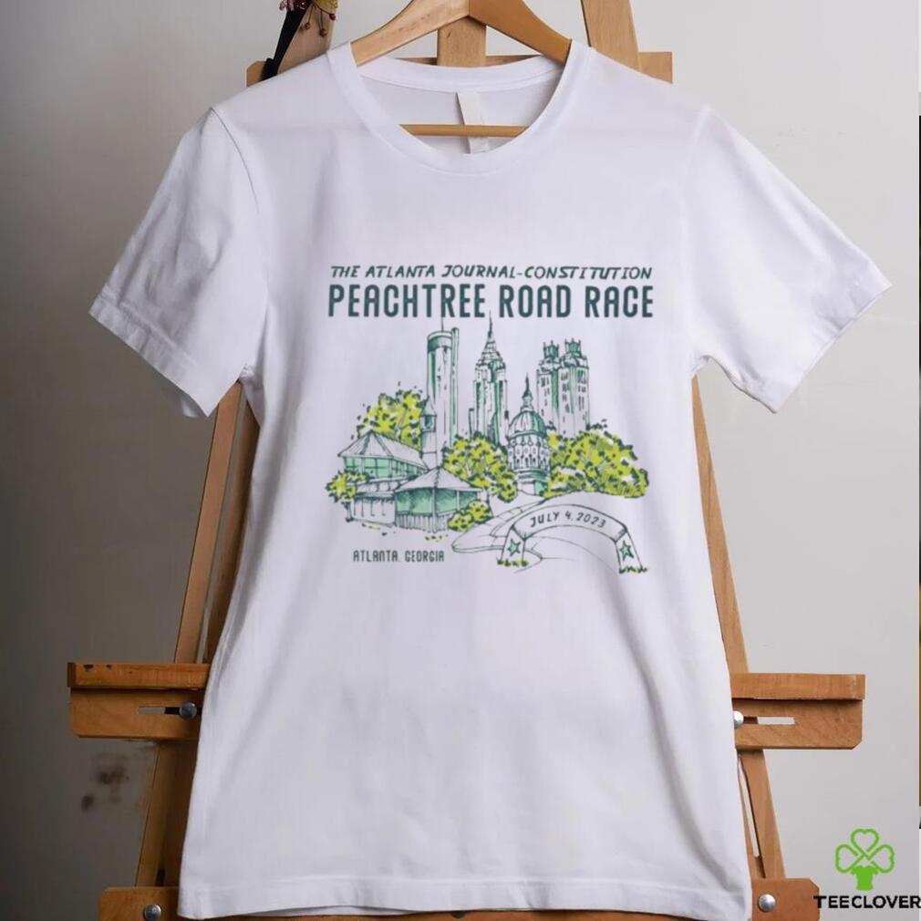 Official the Atlanta Journal Constitution Peachtree Road Race Shirt Official the Atlanta Journal Constitution Peachtree Road Race Shirt