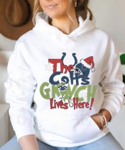Official the Colts Grinch Lives Here Christmas T Shirt 3 Official the Colts Grinch Lives Here Christmas T Shirt