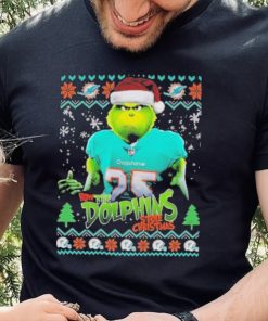 Official the Grinch How The Miami Dolphins Stole Christmas T hoodie, sweater, longsleeve, shirt v-neck, t-shirt