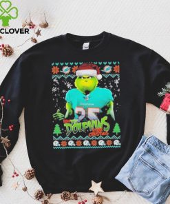 Official the Grinch How The Miami Dolphins Stole Christmas T hoodie, sweater, longsleeve, shirt v-neck, t-shirt