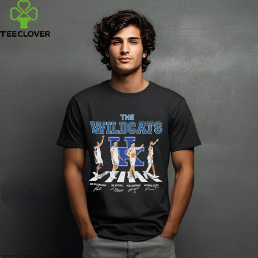Official the Kentucky Wildcats Men’s Basketball Abbey Road 2024 Signatures Shirt