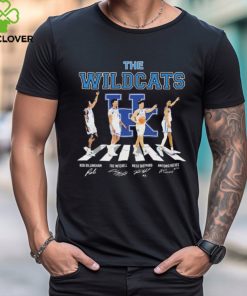 Official the Kentucky Wildcats Men’s Basketball Abbey Road 2024 Signatures Shirt