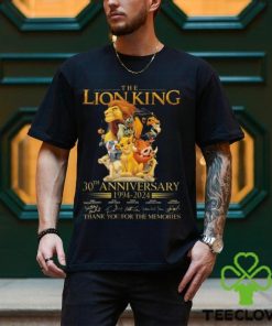 Official the Lion King 30th Anniversary 1994 2024 Thank You For The Memories Shirt