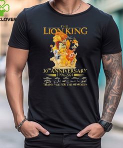 Official the Lion King 30th Anniversary 1994 2024 Thank You For The Memories T Shirt