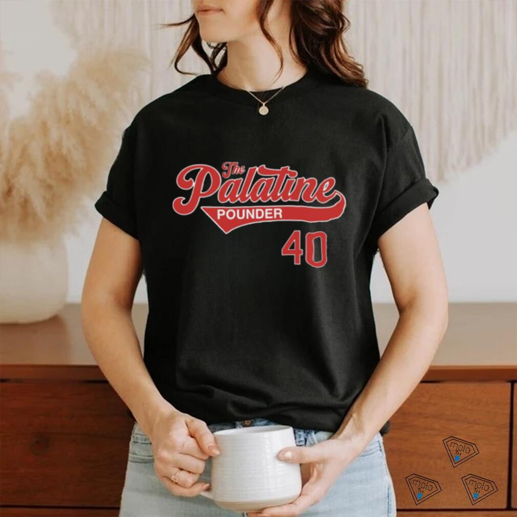 Official the Palatine Pounder 40 Tee Shirt Official the Palatine Pounder 40 Tee Shirt