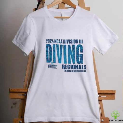 Official the Road to Greensboro 2024 NCAA Division III Swimming & Diving Regionals Shirt