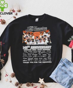 Official the San Francisco 140th Anniversary 1883 2023 Shirt