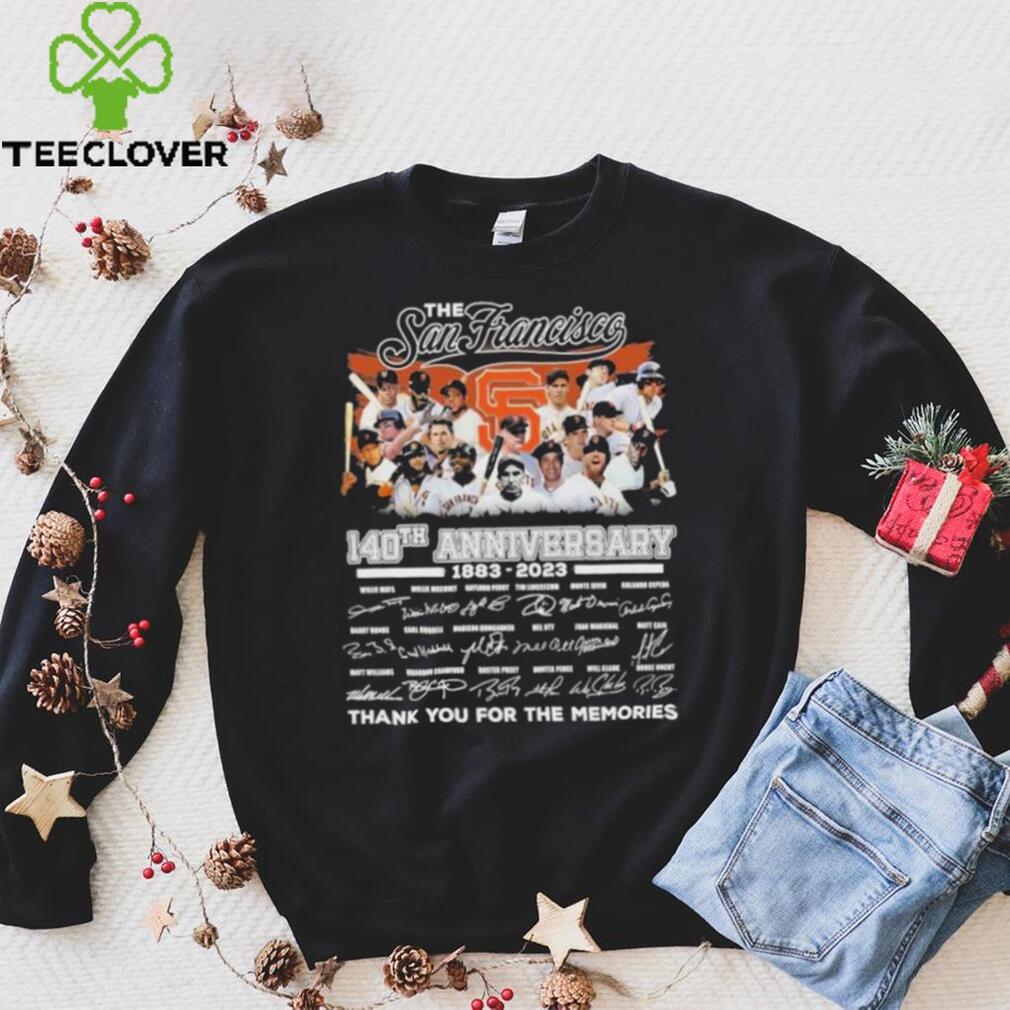 Official the San Francisco 140th Anniversary 1883 2023 Shirt Official the San Francisco 140th Anniversary 1883 2023 Shirt