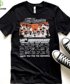 Official the San Francisco 140th Anniversary 1883 2023 Shirt