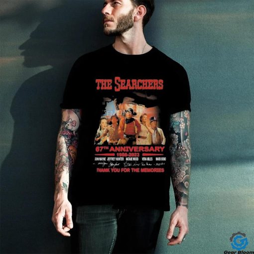 Official the Searchers 67th Anniversary 1956 2023 Thank You For The Memories Signatures Shirt