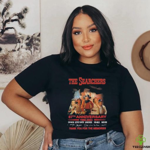 Official the Searchers 67th Anniversary 1956 2023 Thank You For The Memories Signatures Shirt