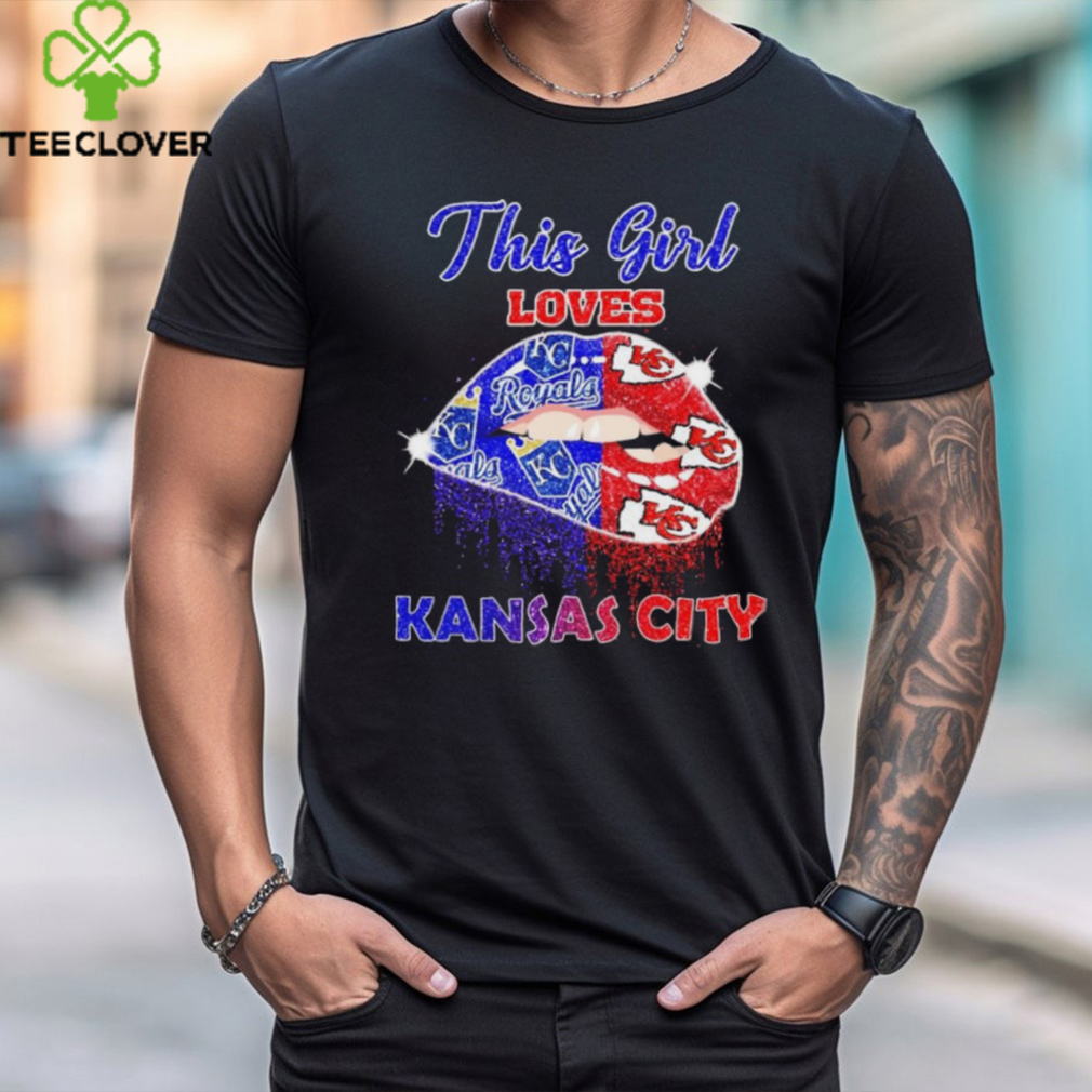 Official this Girl Loves Her Kansas City Chiefs And Kansas City Royals Lips Diamonds Shirt Official this Girl Loves Her Kansas City Chiefs And Kansas City Royals Lips Diamonds Shirt