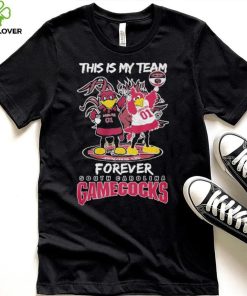 Official this Is My Team Forever South Carolina Gamecocks T Shirt