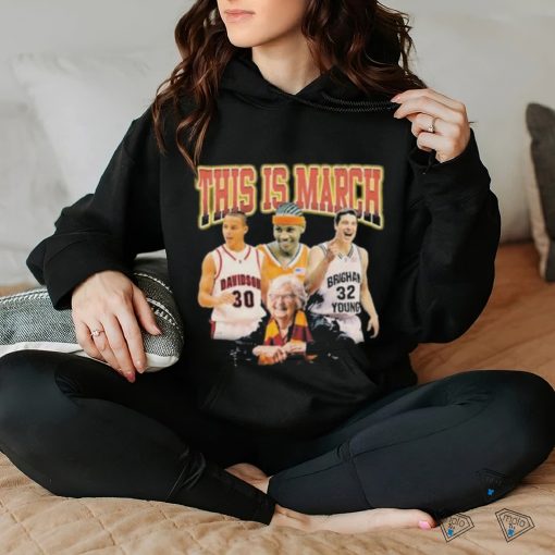 Official this is march Basketball retro hoodie, sweater, longsleeve, shirt v-neck, t-shirt