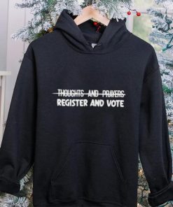 Official thoughts And Prayers Register And Vote Shirt 1 Official thoughts And Prayers Register And Vote Shirt