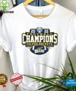 Official toledo rockets 2022 mac football champions locker room shirt