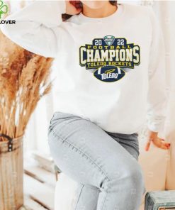 Official toledo rockets 2022 mac football champions locker room shirt