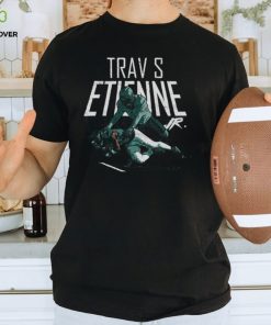 Official travis Etienne Jr. Jacksonville Jaguars Goal Line Shirt 2 Official travis Etienne Jr. Jacksonville Jaguars Goal Line Shirt