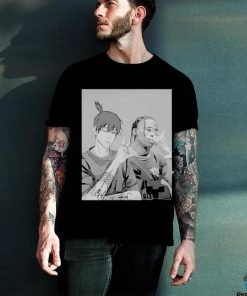 Official travis and akI hayakawa chainsaw man shirt