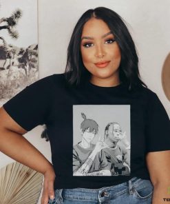 Official travis and akI hayakawa chainsaw man shirt