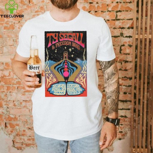 Official ty segall freedom band ventura California april 29 2023 ventura music hall poster shirt