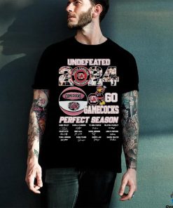 Official undefeated 2024 Go Gamecocks Perfect Season South Carolina Women’s Basketball Team Signatures Shirt