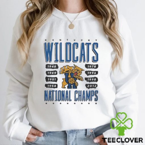 Official university Of Kentucky Basketball 8 Time National Champs Shirt