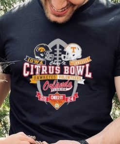 Official university of Iowa Football 2023 Citrus Bowl Bound Match up T Shirt