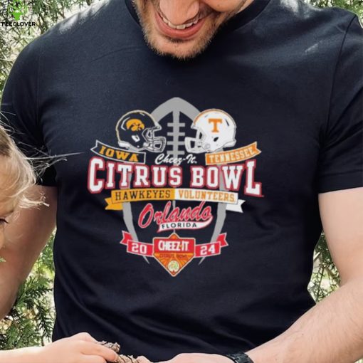 Official university of Iowa Football 2023 Citrus Bowl Bound Match up T Shirt