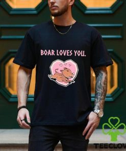 Official valheim Merch Boar Loves You Shirt shirt