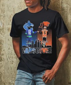 Official vancouver BC Lions Passaglia And Vancouver Canucks Linden Shirt