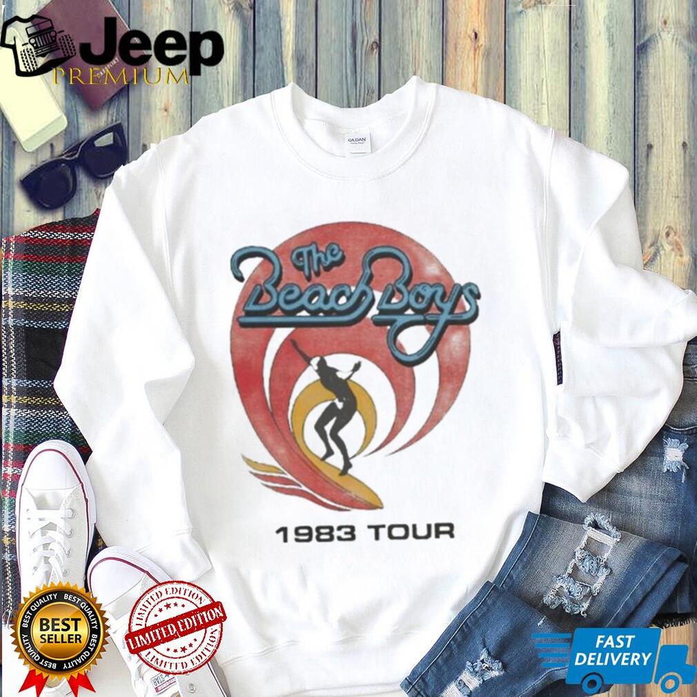 Official vintage 80s the beach boys 1983 tour band shirt Official vintage 80s the beach boys 1983 tour band shirt