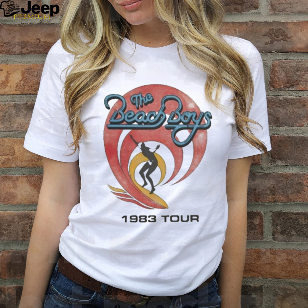 Official vintage 80s the beach boys 1983 tour band shirt Official vintage 80s the beach boys 1983 tour band shirt