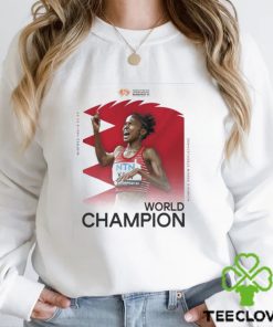 Official winfred Yavi Is The 3000m Steeplechase World Champion at World Athletics Championship Budapest 2023 T hoodie, sweater, longsleeve, shirt v-neck, t-shirt