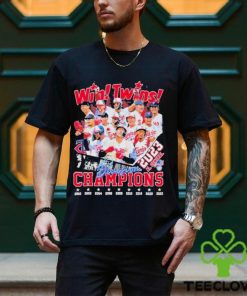 Official wins Minnesota Twins 2023 AL Central Division Champions T shirt