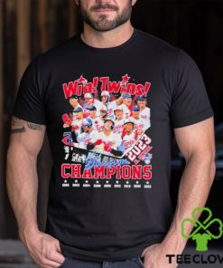 Official wins Minnesota Twins 2023 AL Central Division Champions T shirt 1 Official wins Minnesota Twins 2023 AL Central Division Champions T shirt