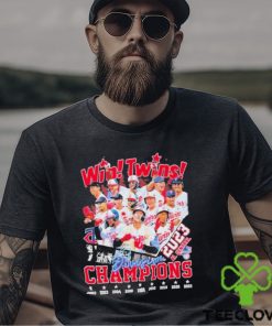 Official wins Minnesota Twins 2023 AL Central Division Champions T shirt 2 Official wins Minnesota Twins 2023 AL Central Division Champions T shirt