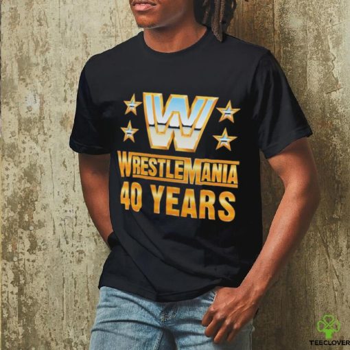 Official wrestlemania 40 Over the Years T Shirt