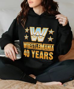 Official wrestlemania 40 Over the Years T Shirt