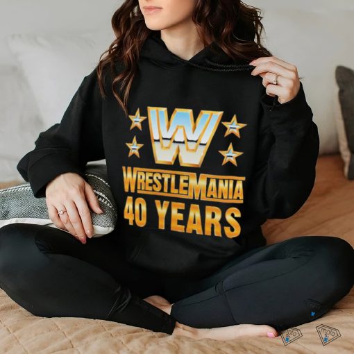 Official wrestlemania 40 Over the Years T Shirt