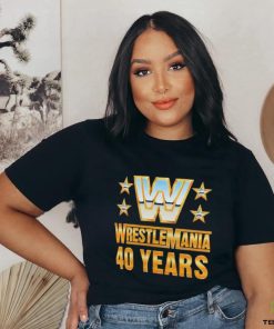 Official wrestlemania 40 Over the Years T Shirt