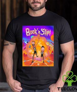 Official wubba Lubba Dub Dub Book Slim Shirt