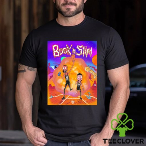 Official wubba Lubba Dub Dub Book Slim Shirt