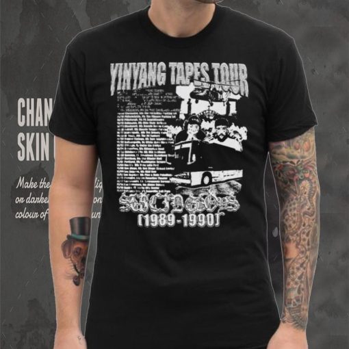 Official yin Yang Tiles Tour G59 Summer Season 1989 1990 Shirt